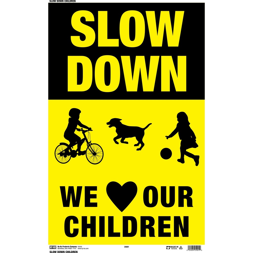 SLOW WE LOVE OUR CHILDREN Y/B