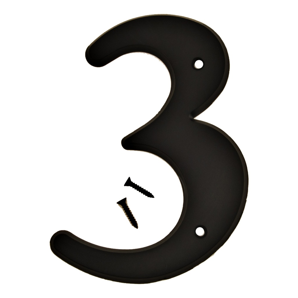 6IN BLACK PLASTIC NBR 3
