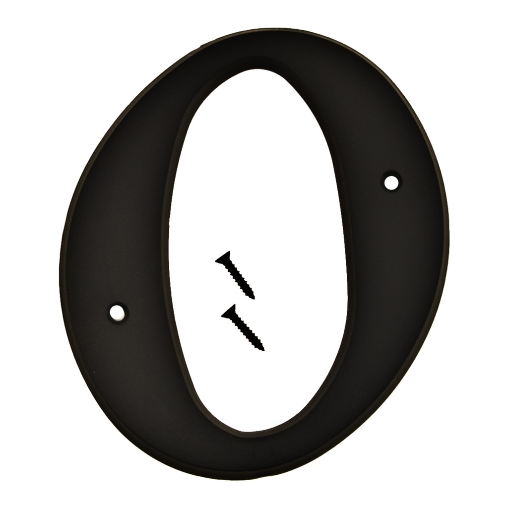 6IN BLACK PLASTIC NBR 0