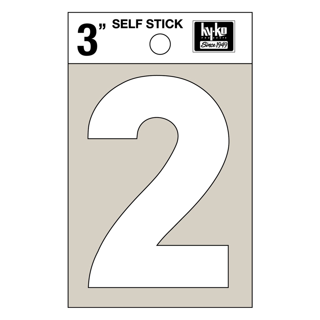 3IN WHITE VINYL NBR 2