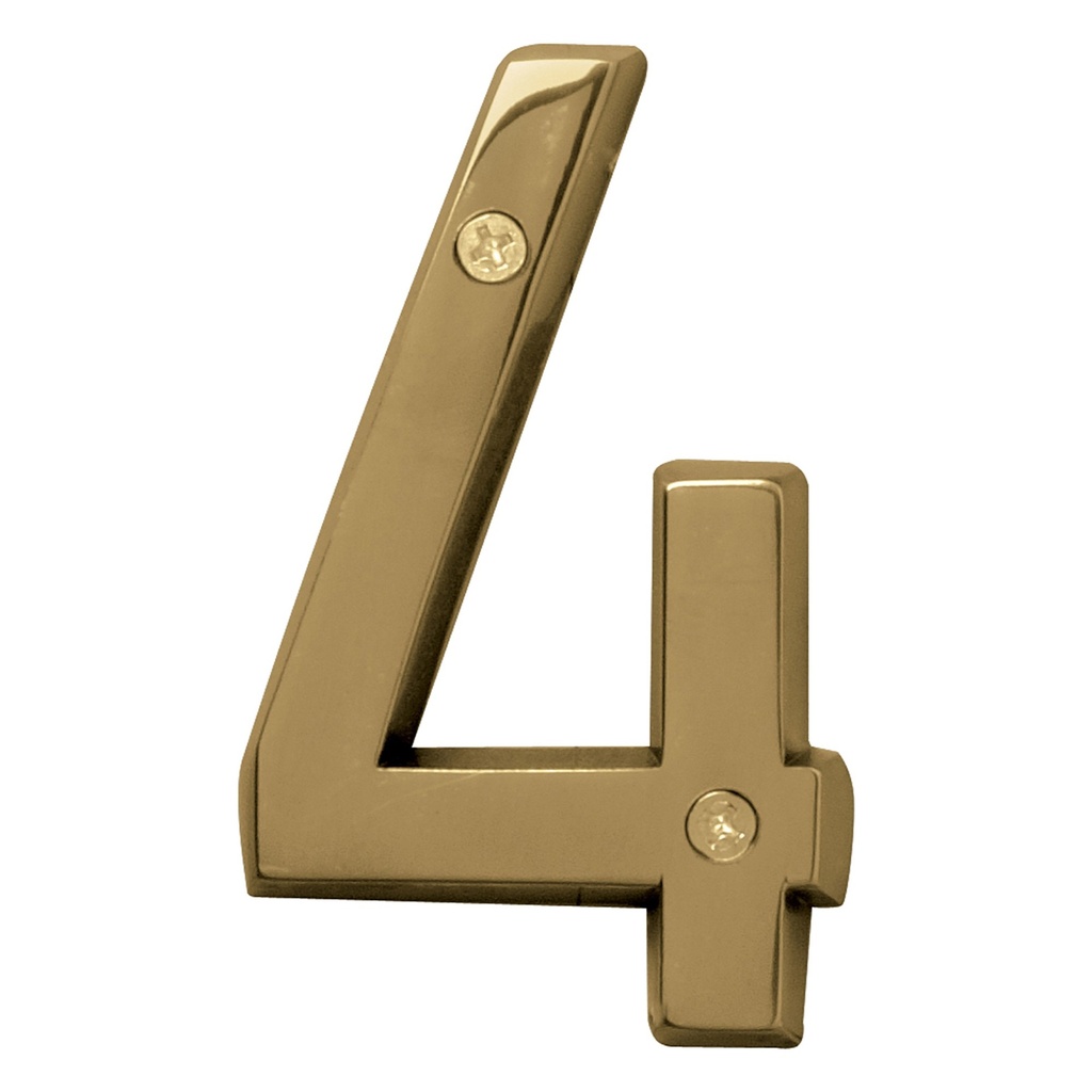 4IN POLISHED BRASS NBR 4