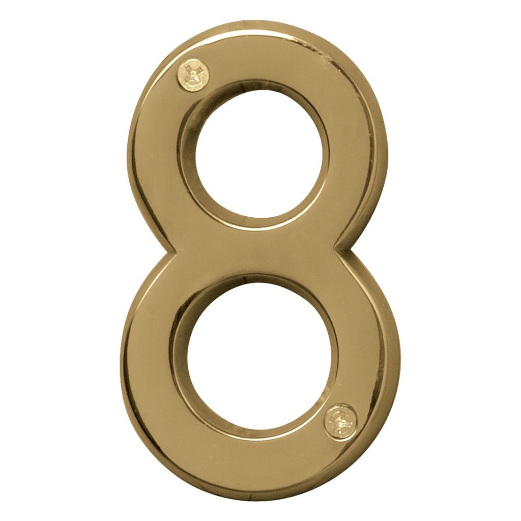 4IN POLISHED BRASS NBR 8