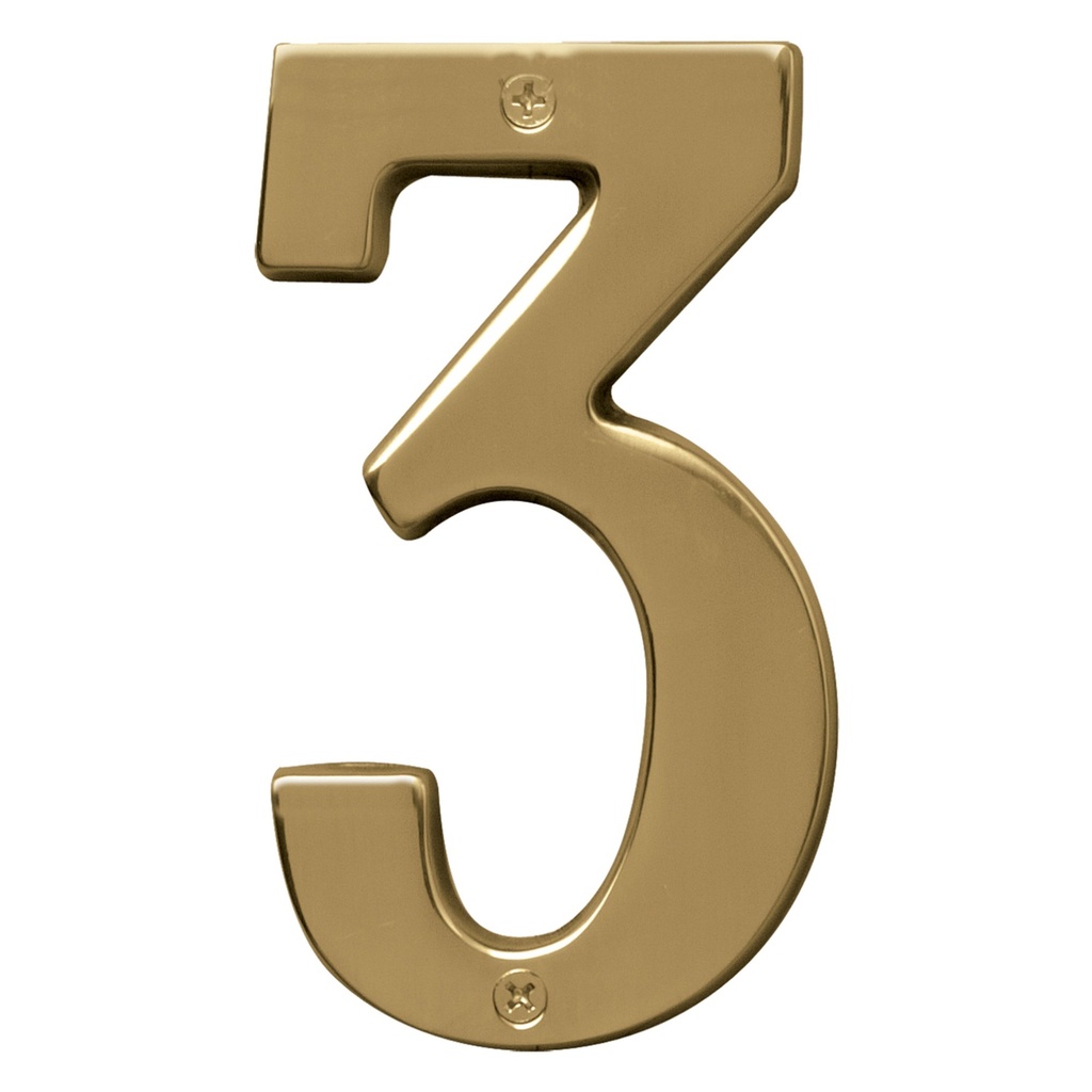 5IN POLISHED BRASS NBR 3