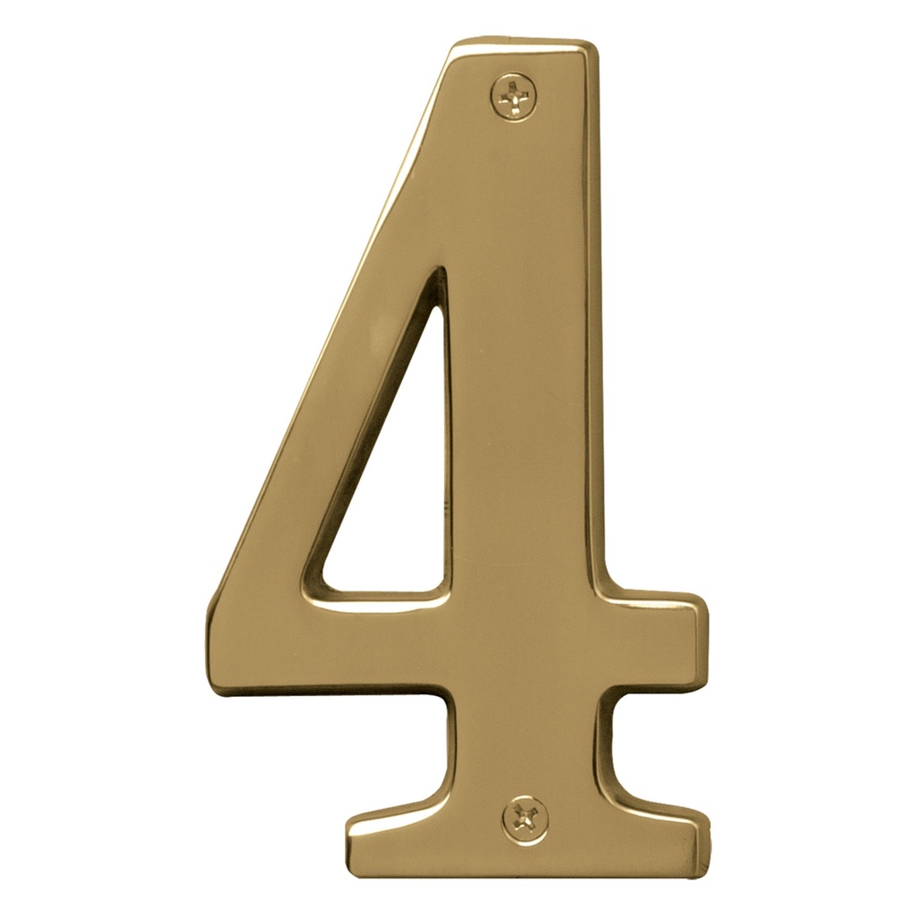 5IN POLISHED BRASS NBR 4