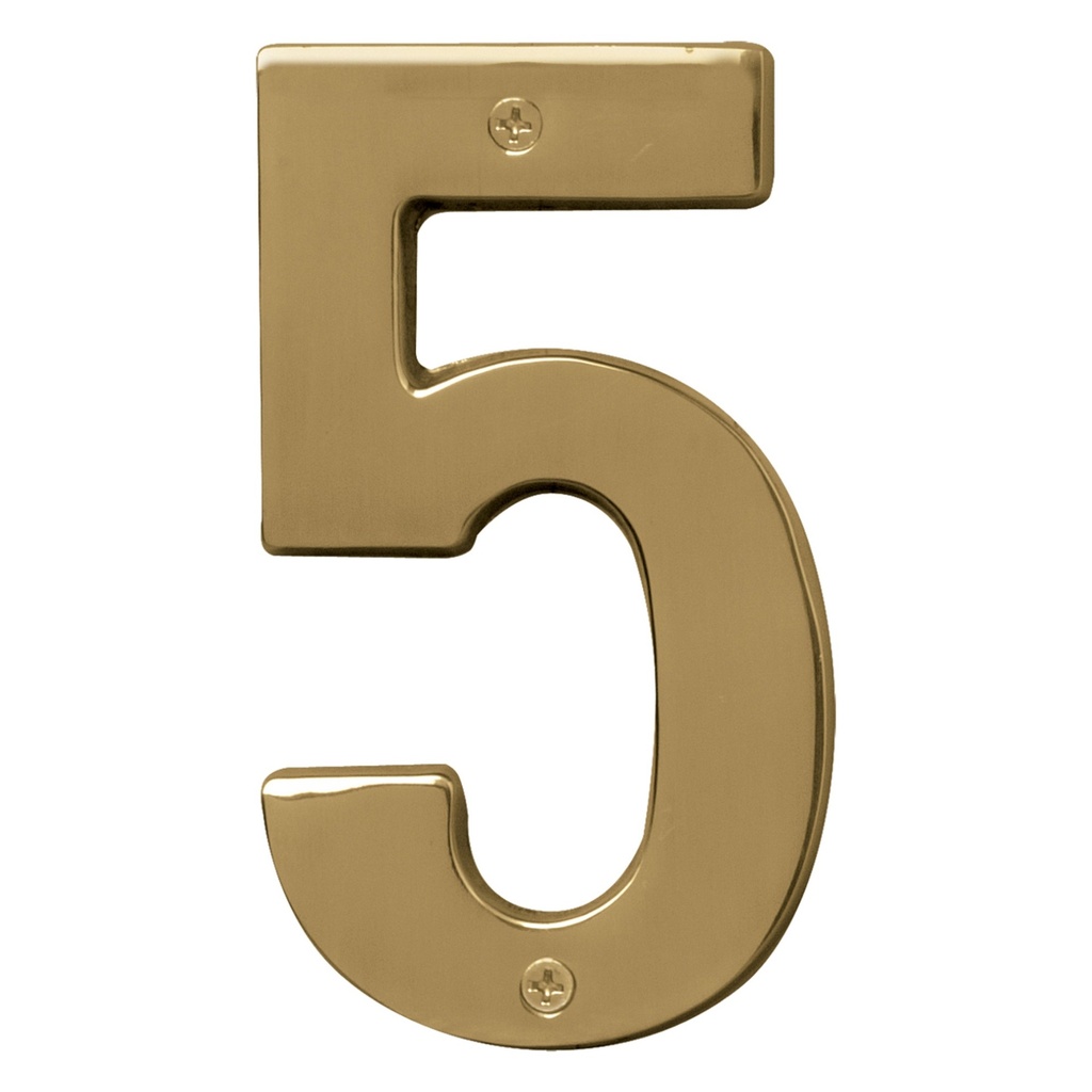 5IN POLISHED BRASS NBR 5