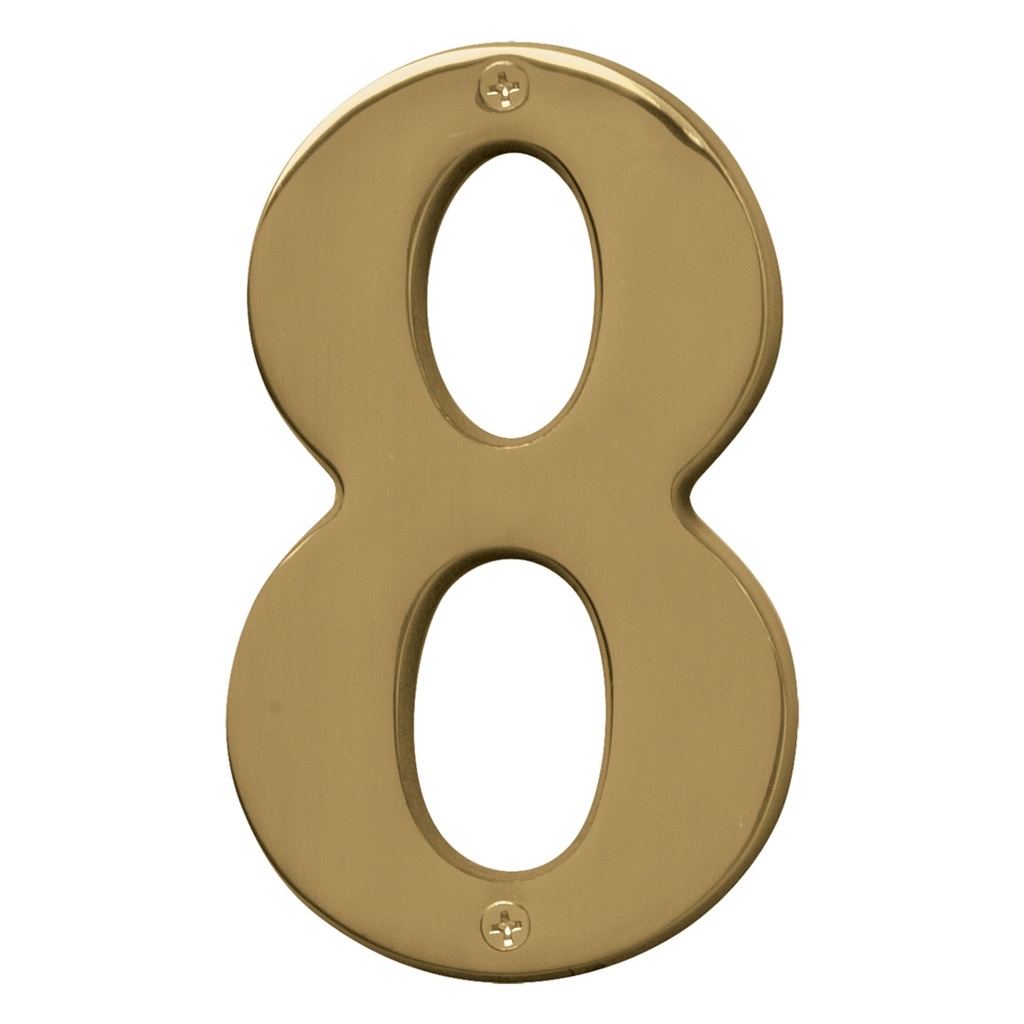 5IN POLISHED BRASS NBR 8