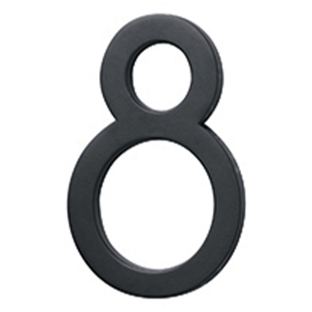 6IN BLACK FLOATING MOUNT NBR 8