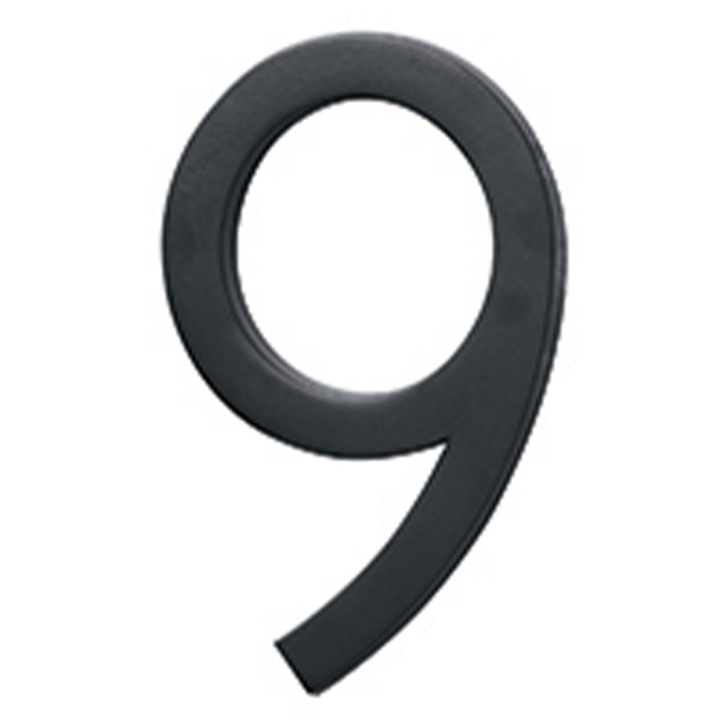 6IN BLACK FLOATING MOUNT NBR 9
