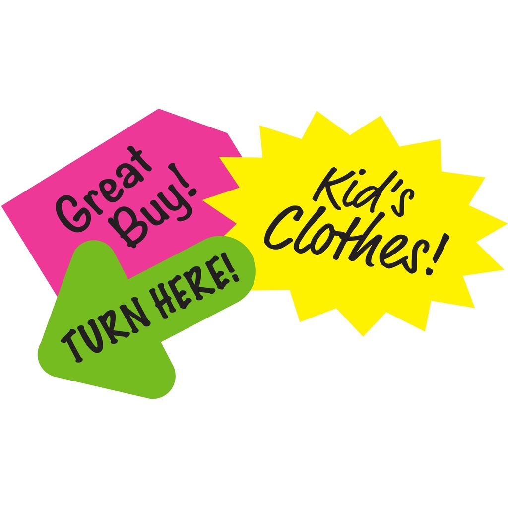 SIGN ACCENTS 10 PER BAG