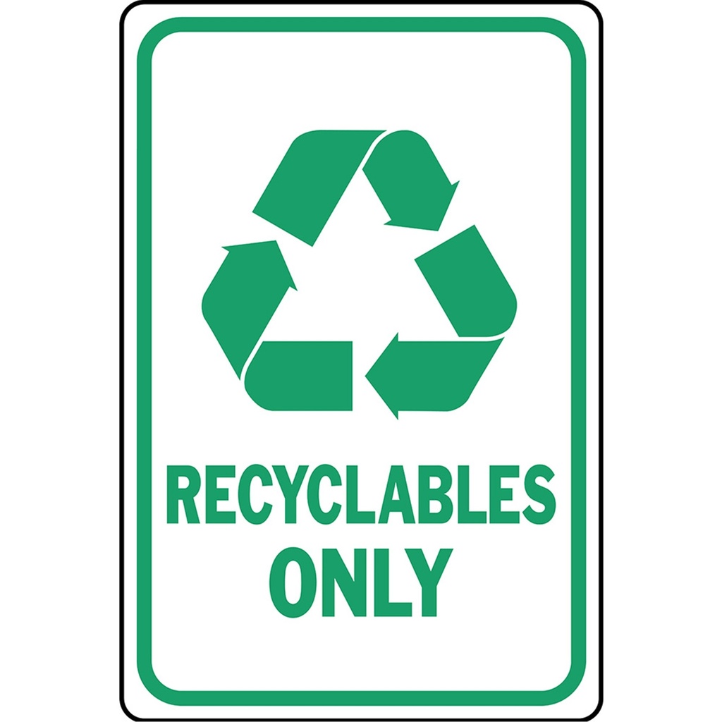 RECYCLABLES ONLY