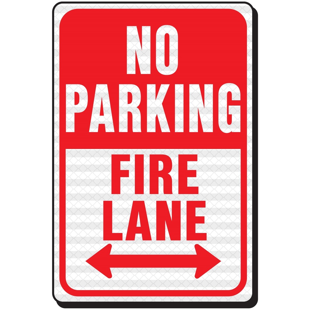 NO PARKING FIRE LANE-HD REFL