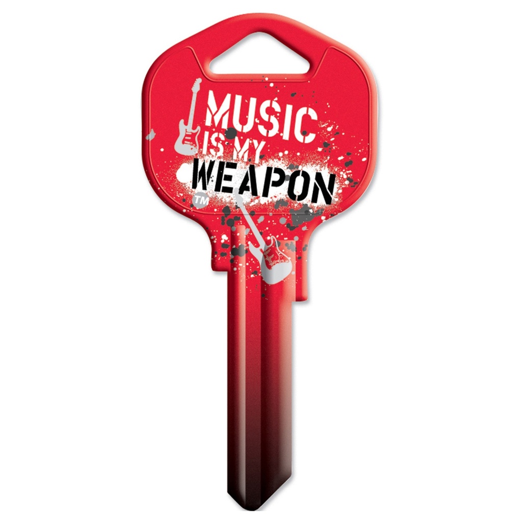 KW1-MSC KEYBLANK ROCK MUSIC