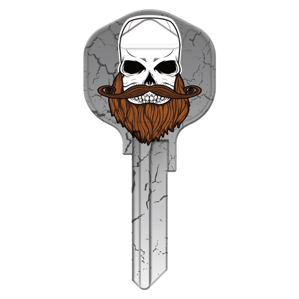 KW1-KL005 KEYBLANK SKULL&BONES