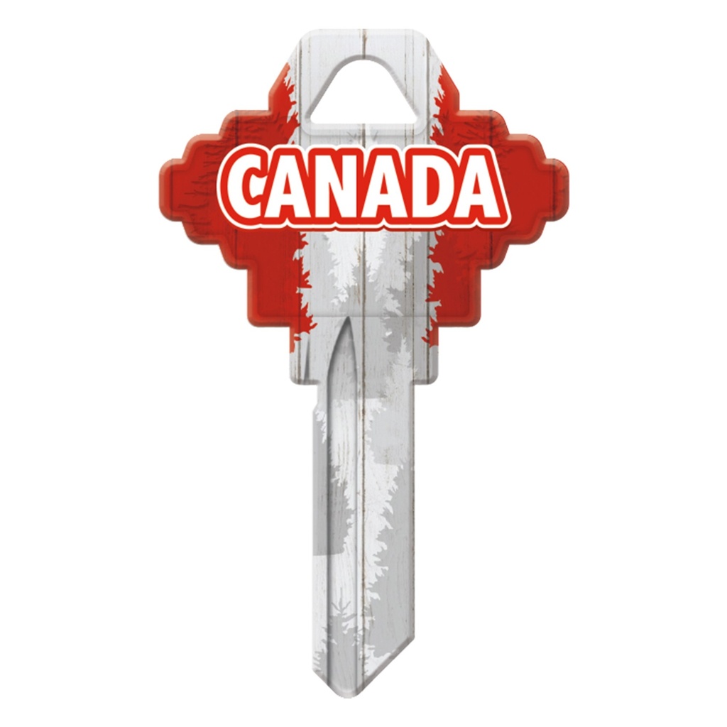 SC1-KL046 KEYBLANK FLAG CANADA