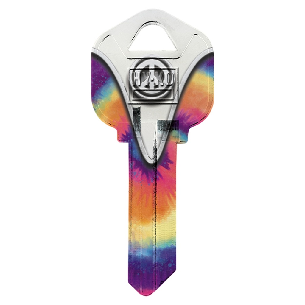 KW1-32 KEYBLANK - PEACE SIGNS