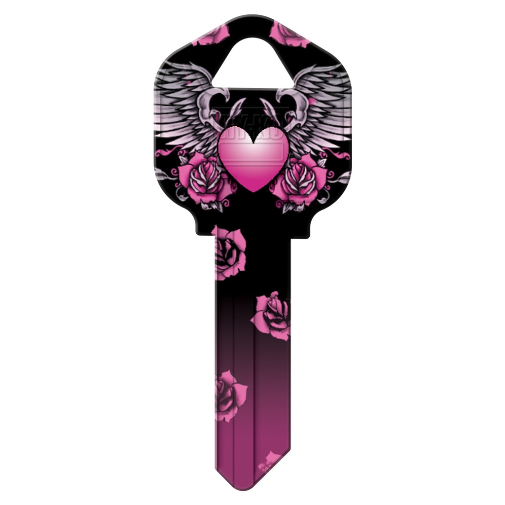 KW1-30 KYBNK - BLCK/PINK HEART