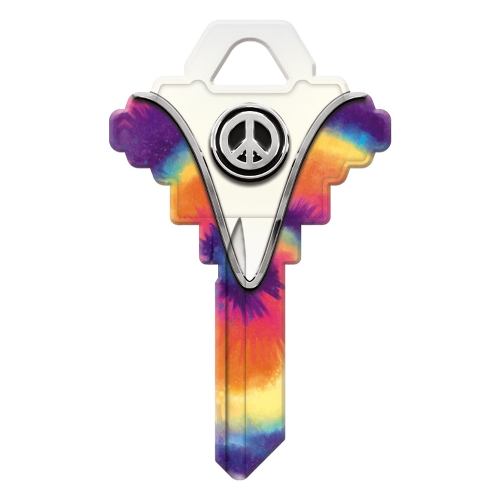 SC1-32 KEYBLANK - PEACE SIGNS