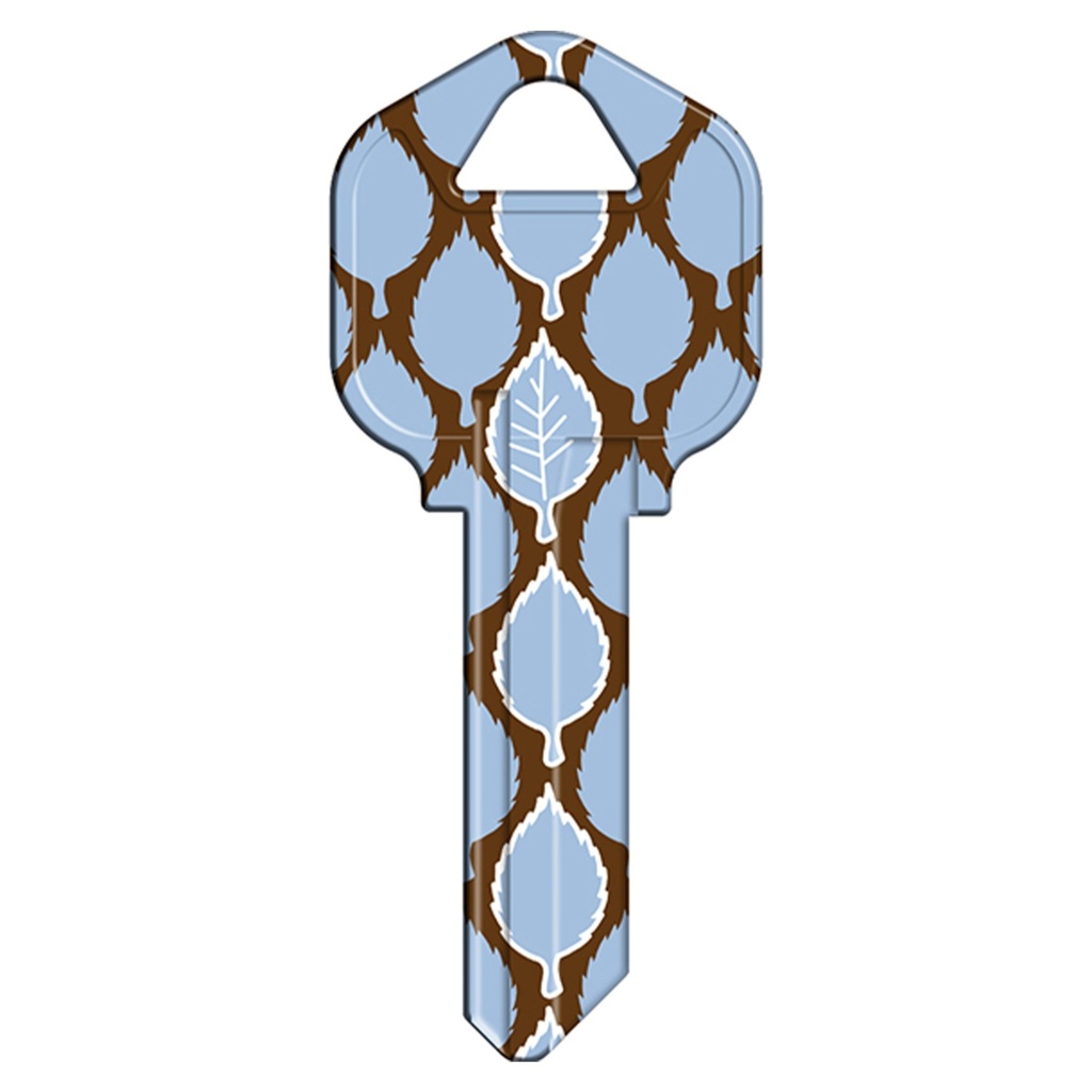 KW1-39 BLUE/TAN LEAVES