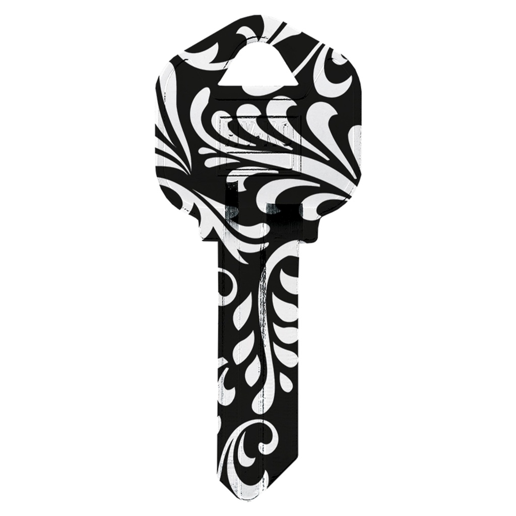 KW1-41 BLACK/WHITE SWIRL