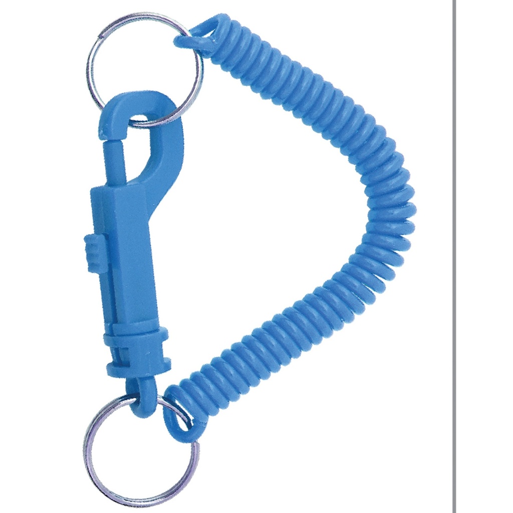 COILED KEY-PLSTC SNAP-CLIPSTRP