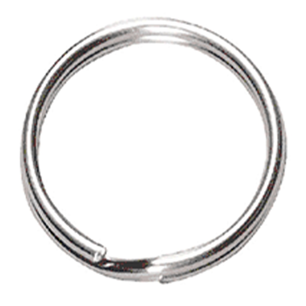 1.25IN BRASS SPLT KEYRING-2/CD