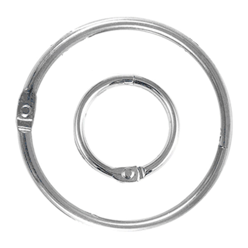 4 ASSD BINDER RINGS-1IN 2IN