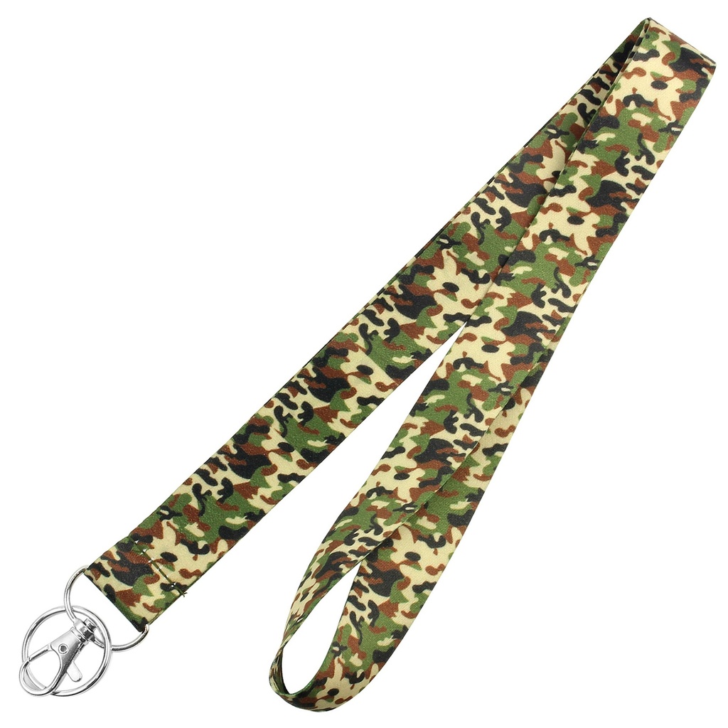 1IN W CAMOUFLAGE LANYARD
