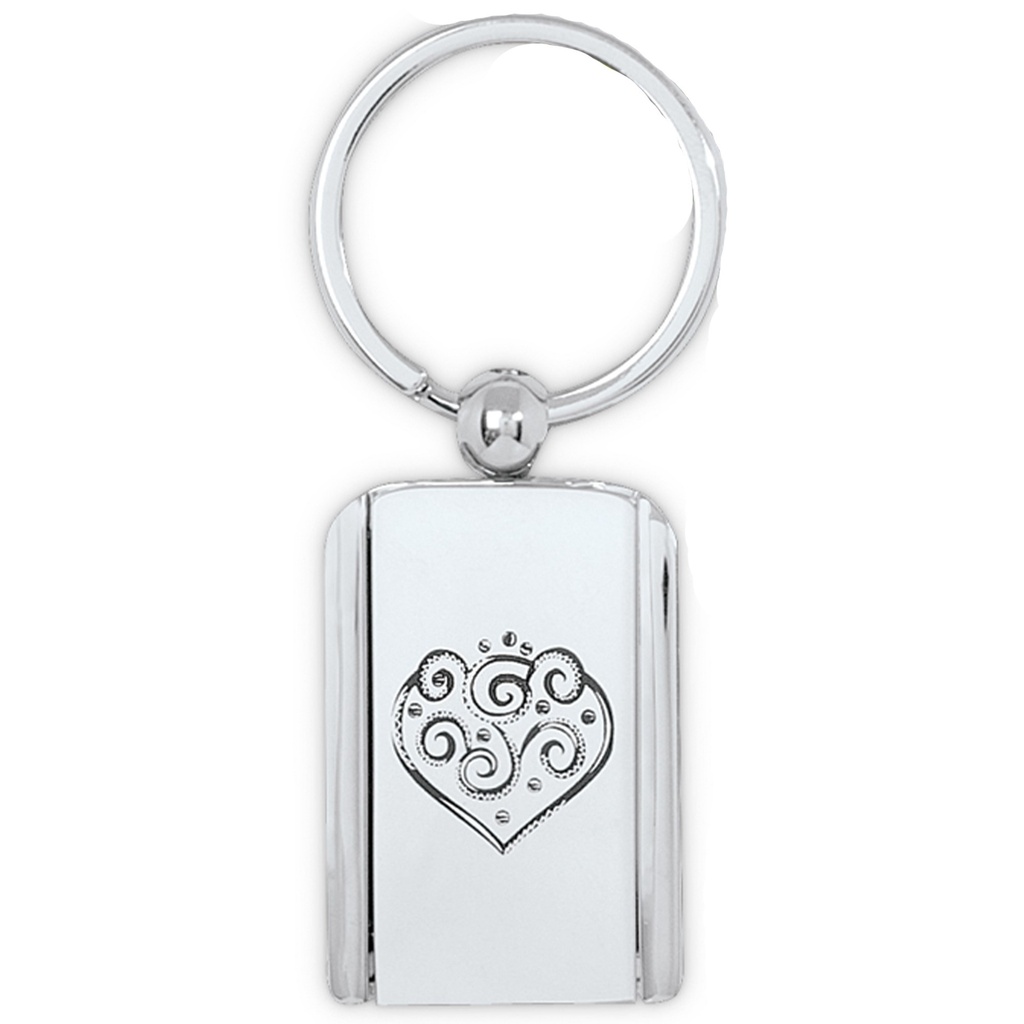 MIRROR AND PHOTO KEYCHAIN