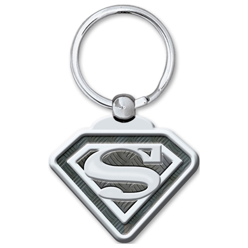 SUPERMAN SHIELD METAL KEY RING