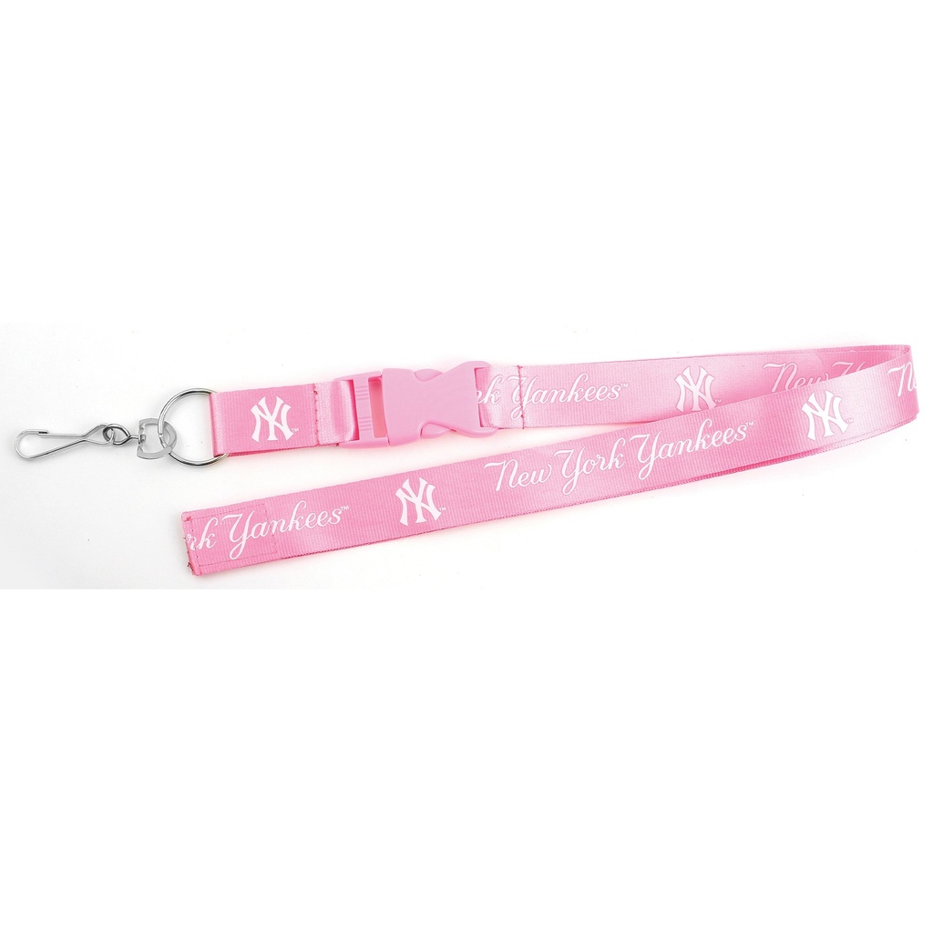 MLB TEAM LANYARD-YANKEES PINK