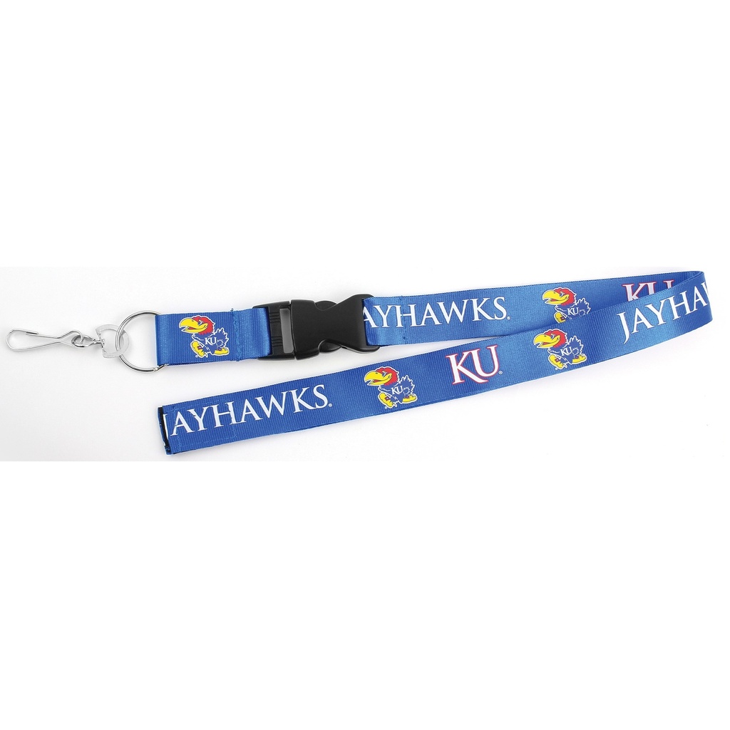 NCAA TEAM LANYARD-U OF KANSAS
