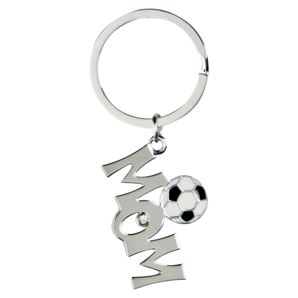 SPORTS MOM SOCCER KEY RING