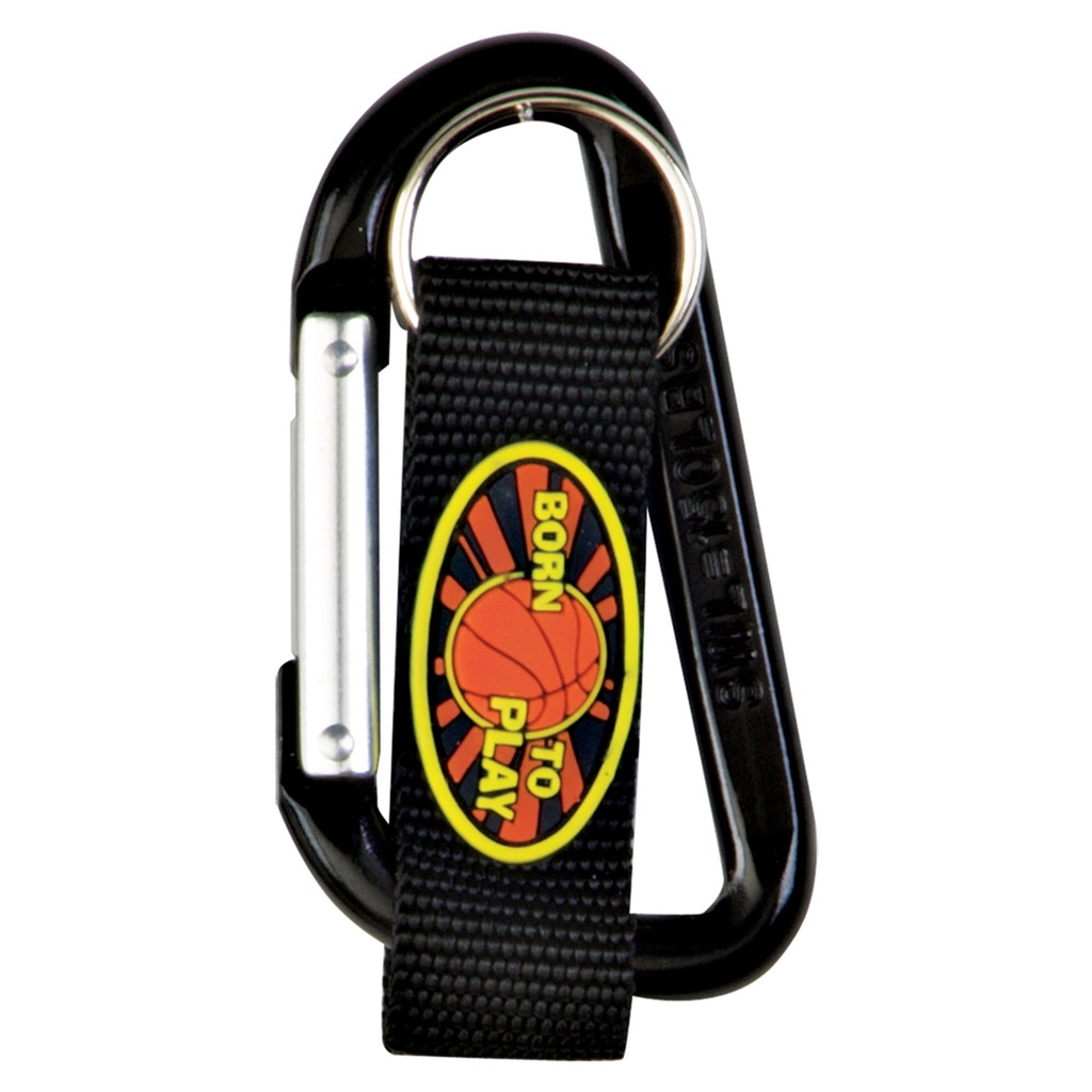 BASKETBALL C-CLIP WITH LANYARD