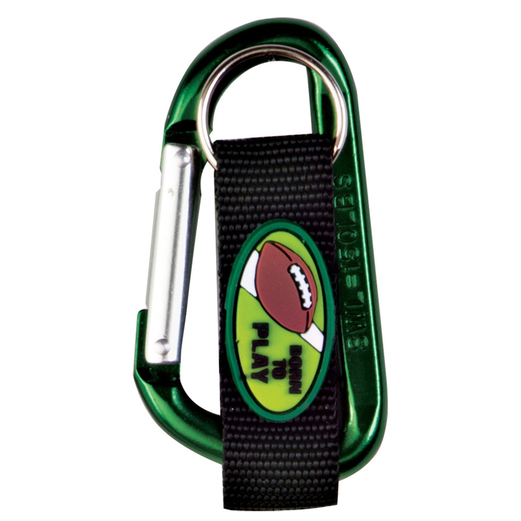 FOOTBALL C-CLIP WITH LANYARD