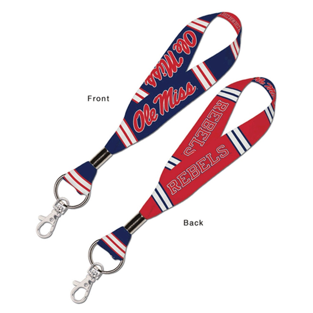 LANYARD KEY STRAP OL MISS REBL