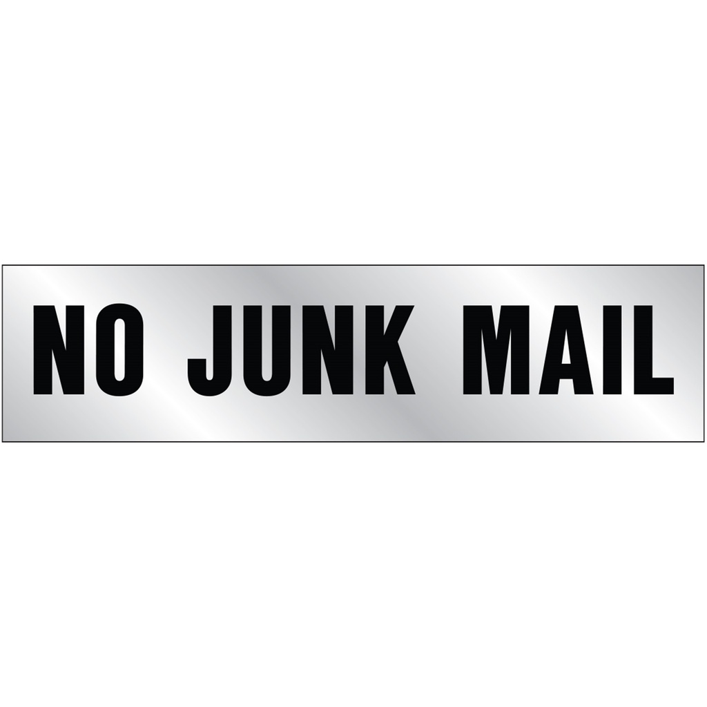 [MFB00054] NO JUNK MAIL
