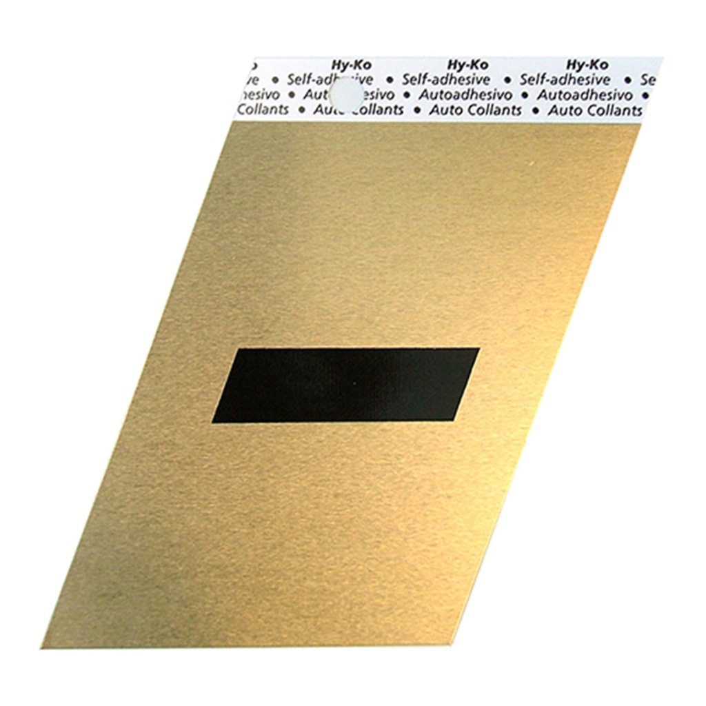 3.5IN GOLD ALUMINUM DASH
