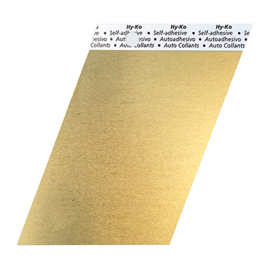 3.5IN GOLD ALUMINUM BLANK