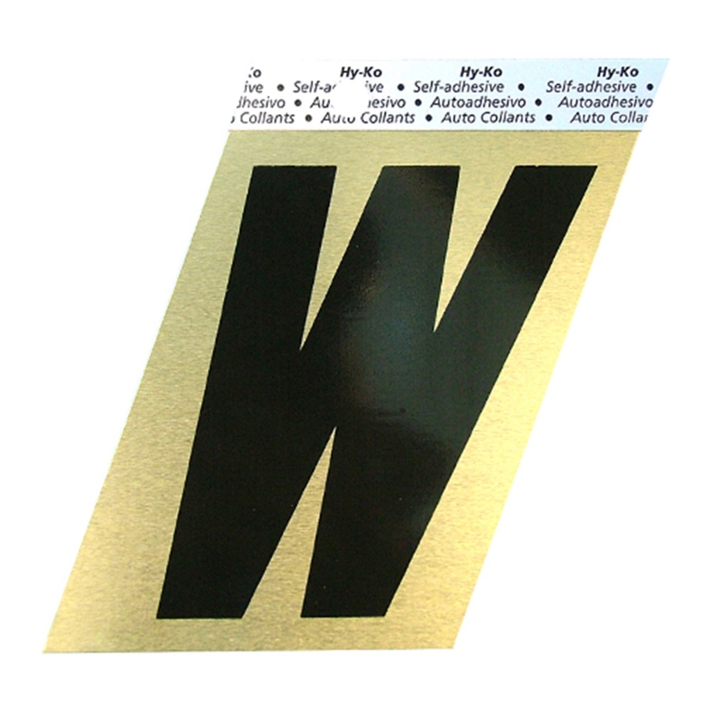 3.5IN GOLD ALUMINUM LTR W