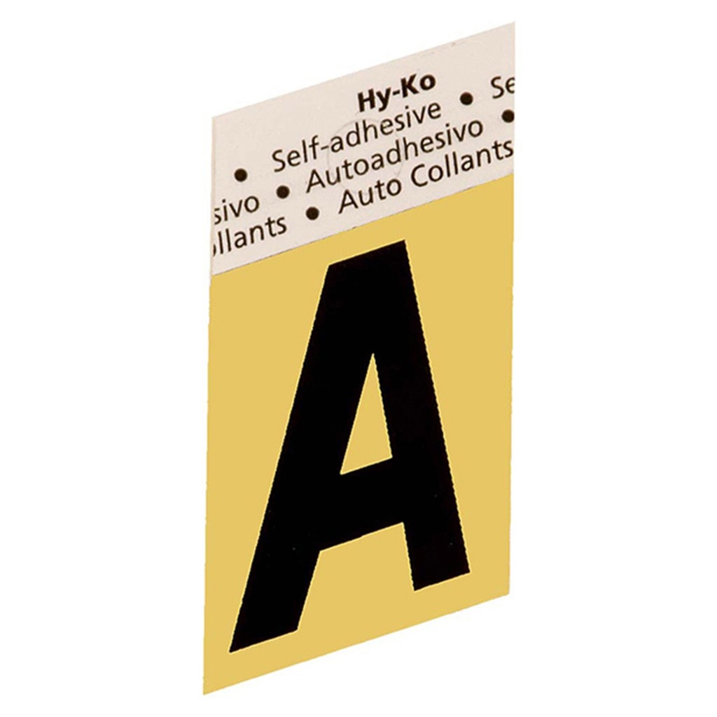 1.5 IN GOLD ALUMINUM LTR A