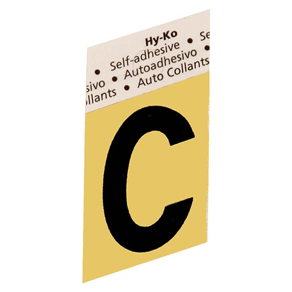 1.5 IN GOLD ALUMINUM LTR C