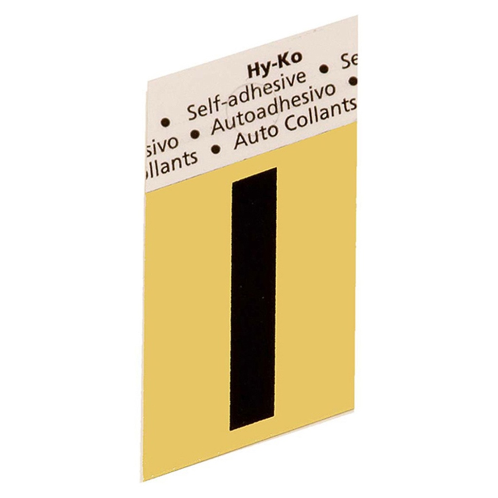 1.5 IN GOLD ALUMINUM LTR I