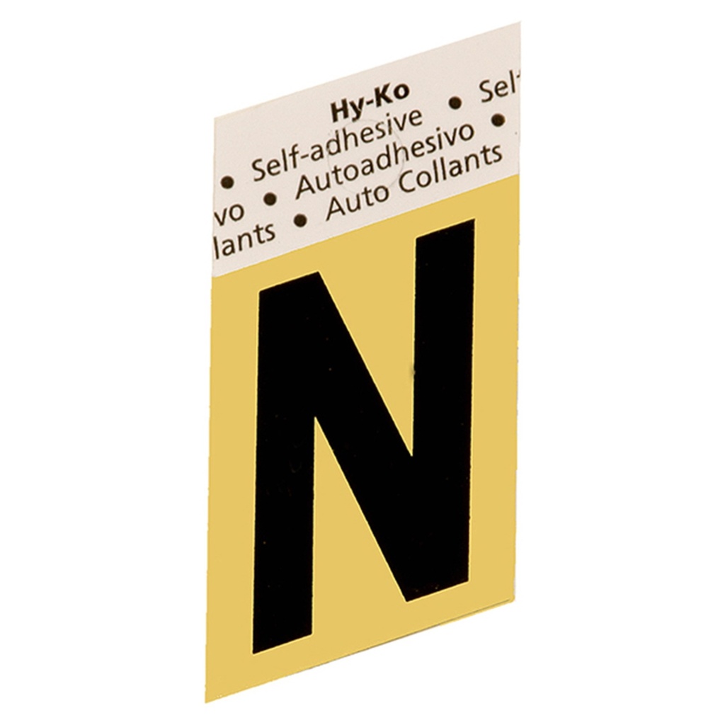 1.5 IN GOLD ALUMINUM LTR N