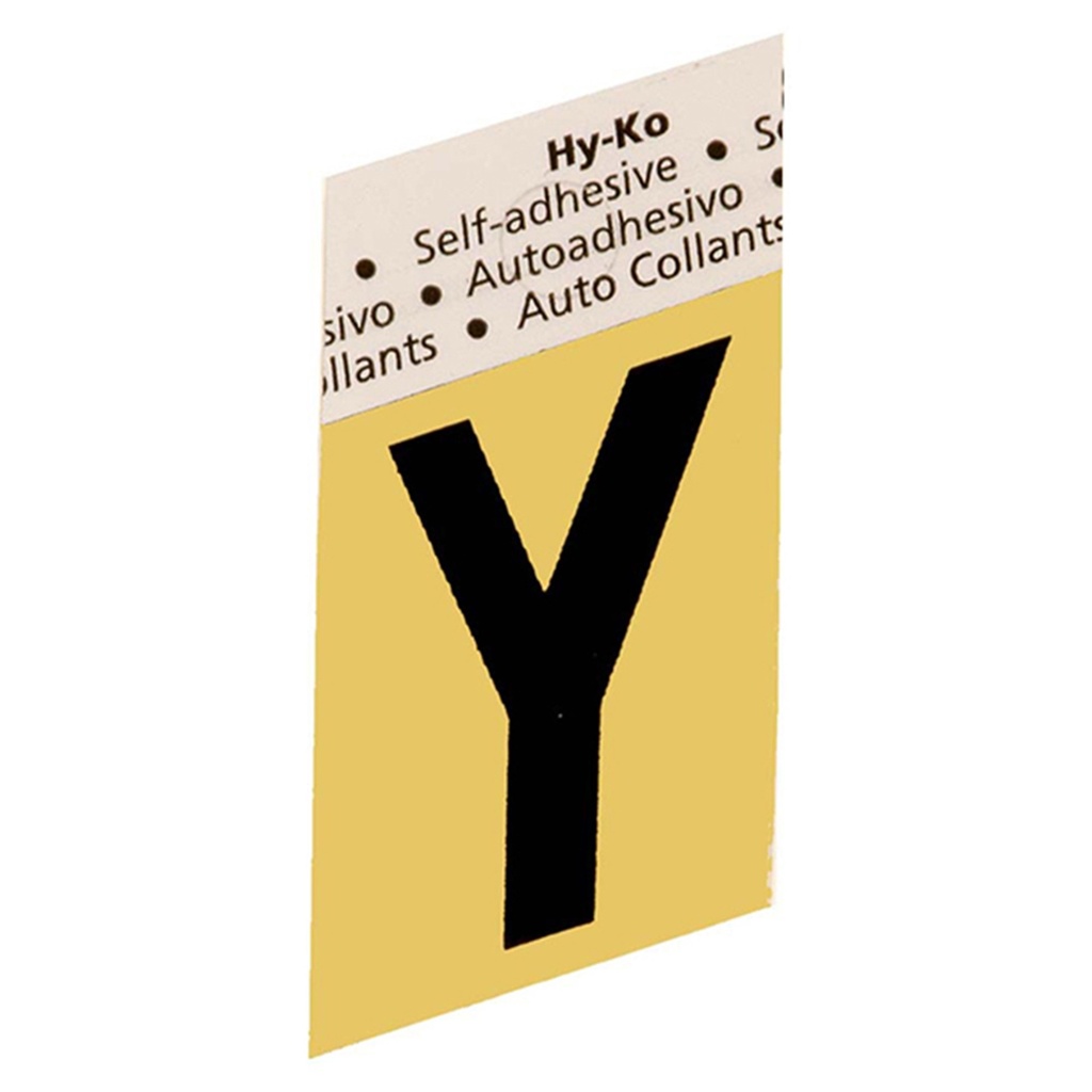 1.5 IN GOLD ALUMINUM LTR Z