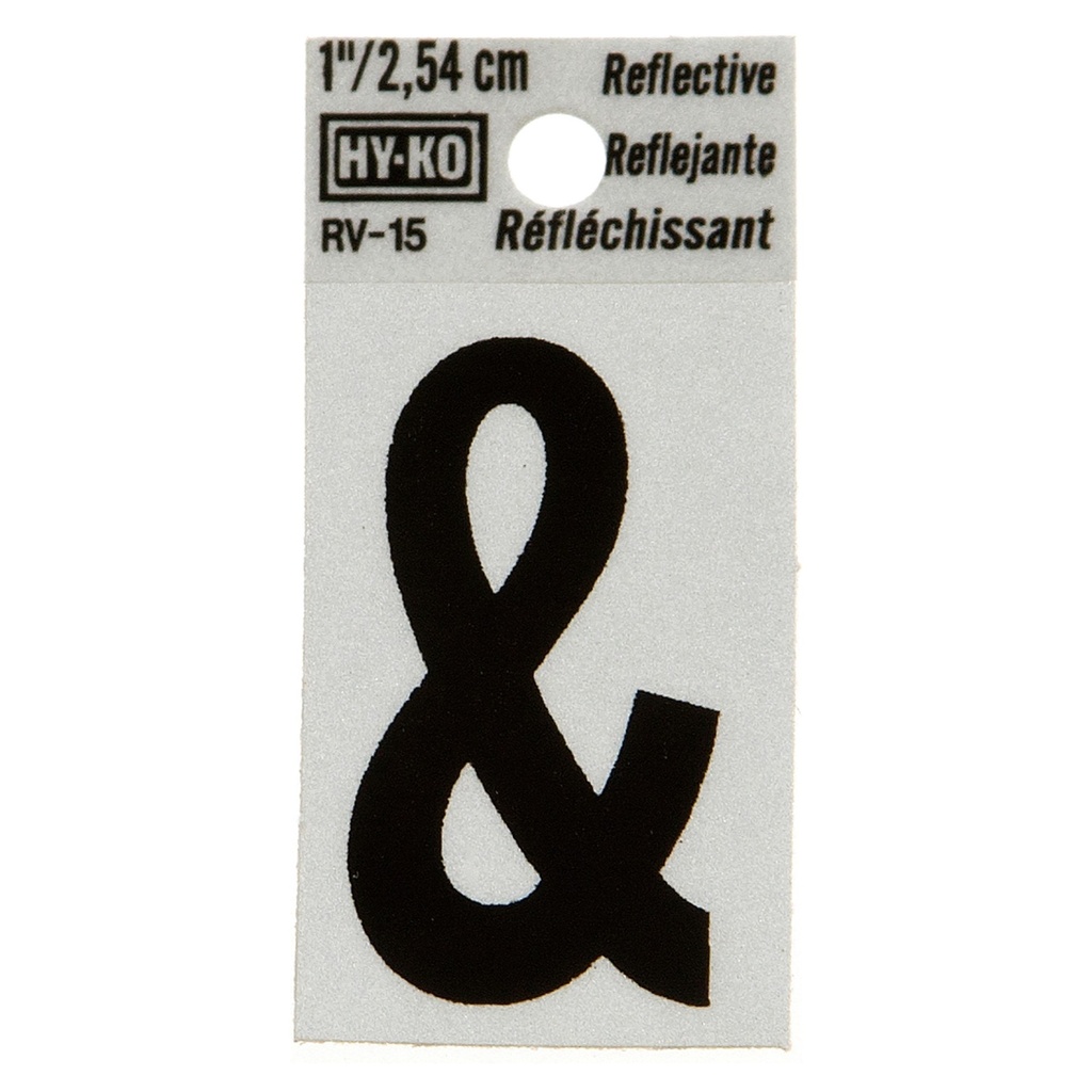 1.25IN REFLECTIVE AMPERSAND