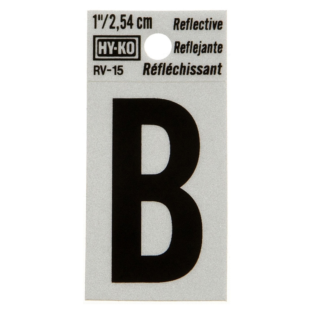 1.25IN REFLECTIVE LTR B