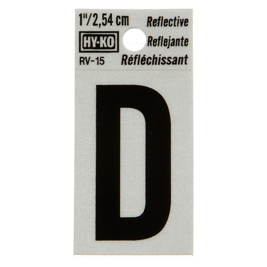 1.25IN REFLECTIVE LTR D