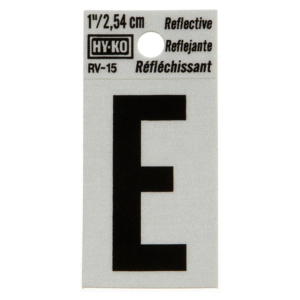 1.25IN REFLECTIVE LTR E