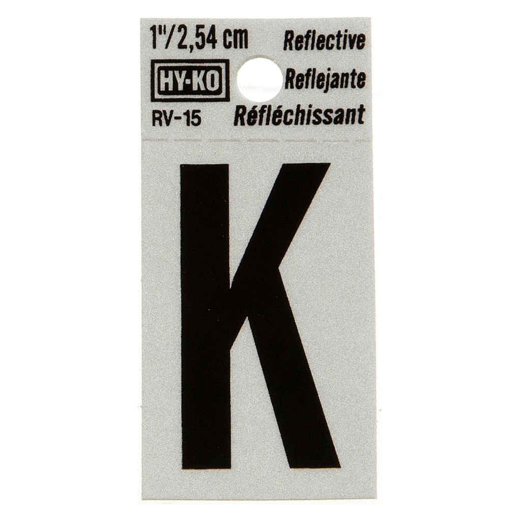 1.25IN REFLECTIVE LTR K