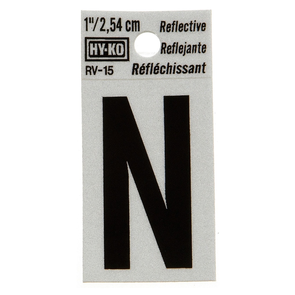 1.25IN REFLECTIVE LTR N